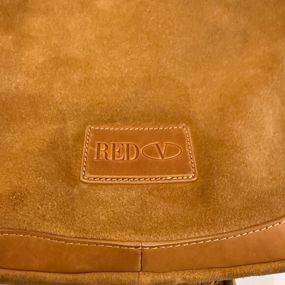 💯 Authentic RED Valentino Designer Crossbody – Tan Studded Bow Detail - Picture 11 of 15